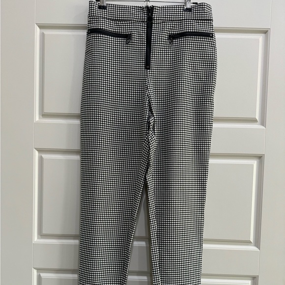 Urban Outfitters High Waisted Zip Front Pants in Gingham - Picture 6 of 6
